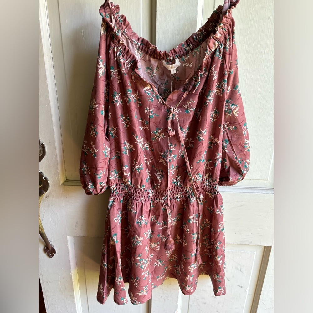 Off the shoulder mini dress - BRAND NEW with tags on